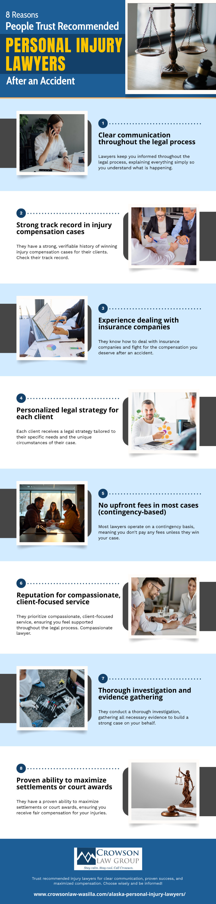 8 Reasons People Trust Recommended Personal Injury Lawyers After an Accident